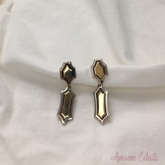 James Avery JA 14k/Sterling Silver Drop earrings - EXTREMELY RARE - Picture 4 of 9